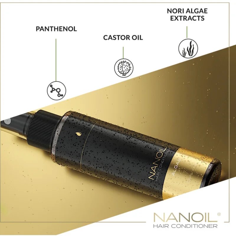 Nanoil Algae dvofazni balzam brez spiranja z izvlečkom alge nori 125 ml