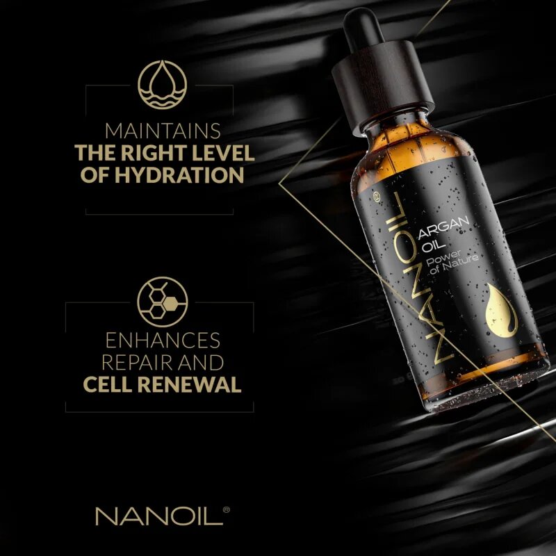 Nanoil Argan Oil arganovo olje za obraz telo in lase 50 ml