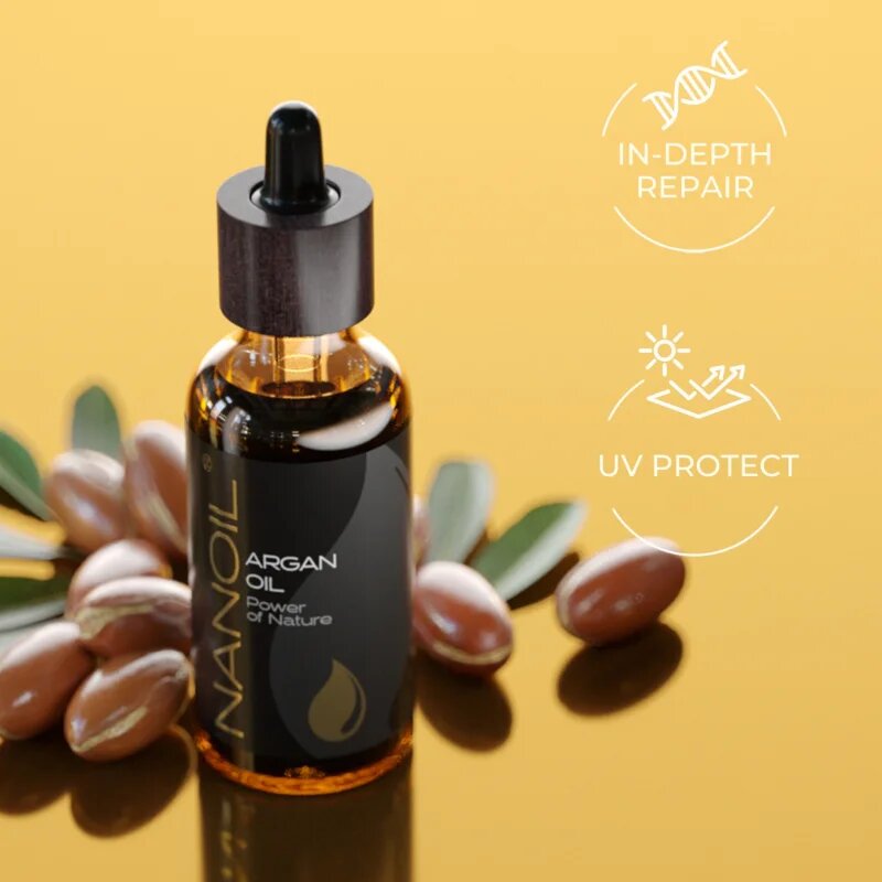 Nanoil Argan Oil arganovo olje za obraz telo in lase 50 ml
