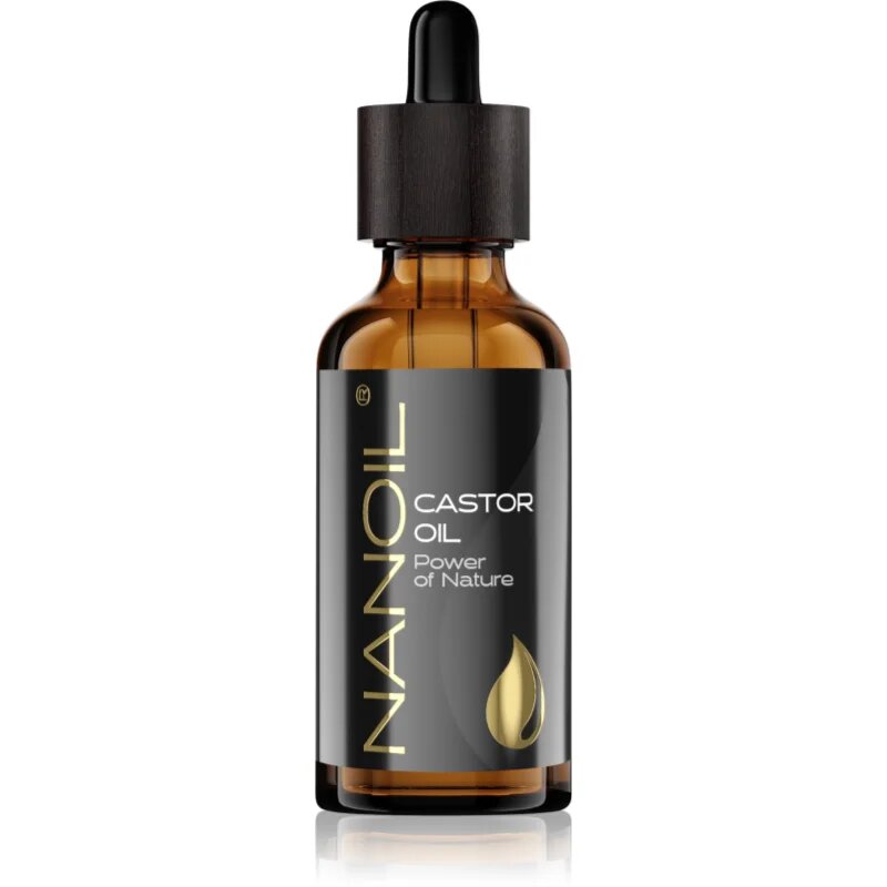 Nanoil Castor Oil ricinusovo olje za obraz telo in lase 50 ml