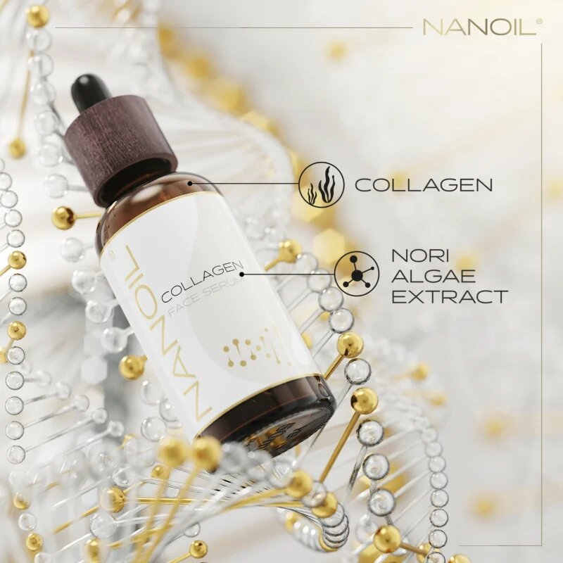 Nanoil Collagen kolagenski serum proti gubam z izvlečkom alge nori 50 ml