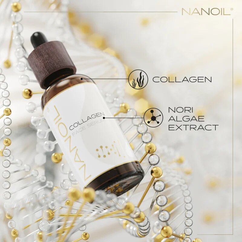 Nanoil Collagen kolagenski serum proti gubam z izvlečkom alge nori 50 ml