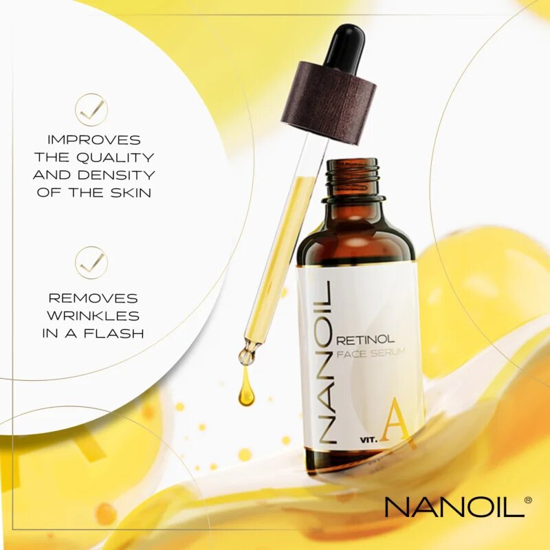 Nanoil Retinol regeneracijski serum za obraz z retinolom 50 ml