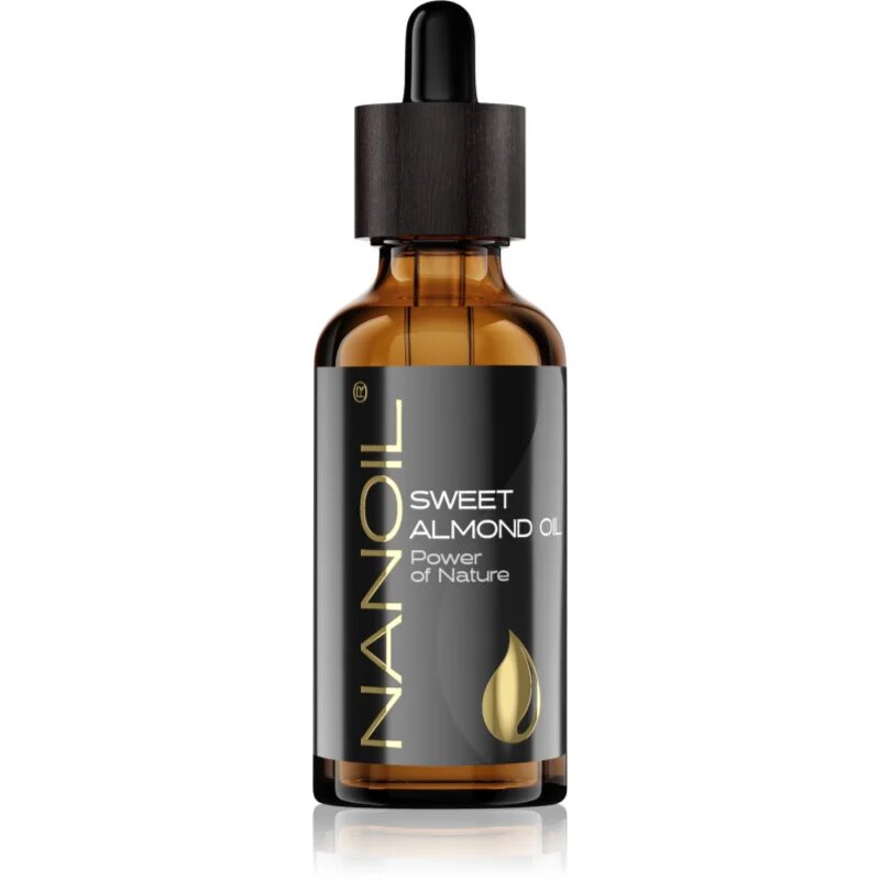 Nanoil Sweet Almond Oil mandljevo olje za obraz telo in lase 50 ml