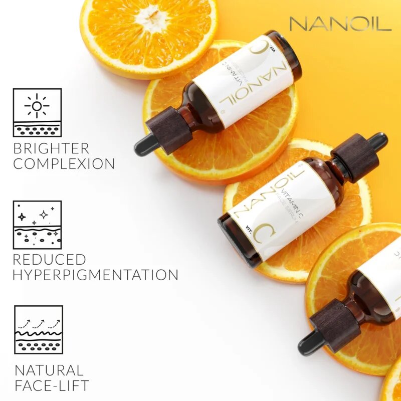 Nanoil Vitamin C posvetlitveni serum za obraz z vitaminom C 50 ml