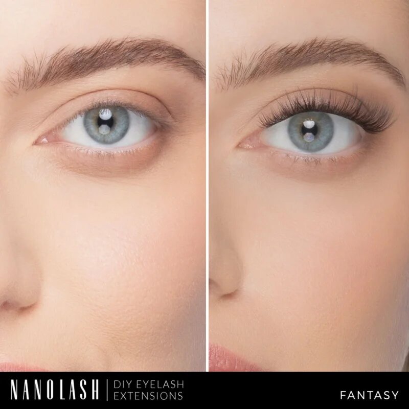 Nanolash DIY Eyelash Extensions set za podaljševanje trepalnic doma Fantasy 36 kos