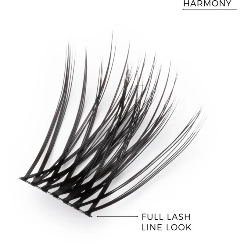 Nanolash DIY Eyelash Extensions šopaste lepilne trepalnice brez vozlička Harmony 36 kos