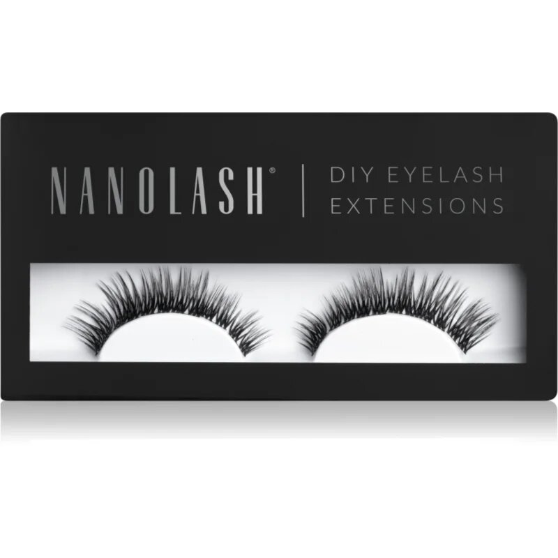 Nanolash DIY Eyelash Extensions šopaste lepilne trepalnice brez vozlička Heartbreaker 36 kos