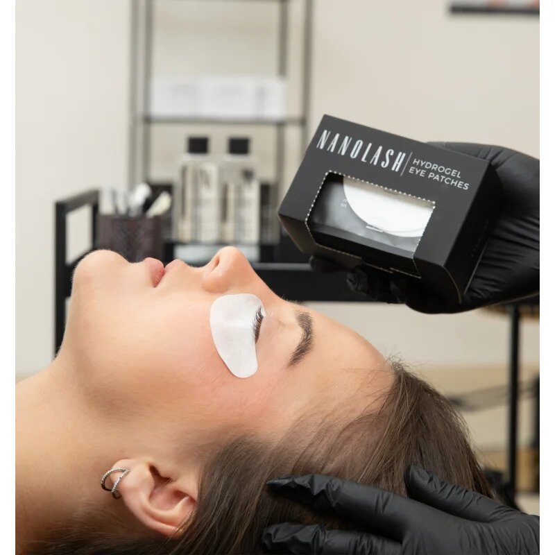 Nanolash Hydrogel Eye Patches hidrogel blazinice za podaljšanje trepalnic 100 kos