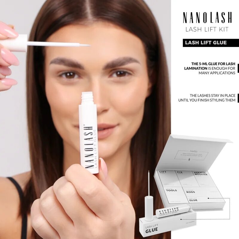 Nanolash Lash Lift Glue lepilo za dvig in laminiranje trepalnic 5 ml