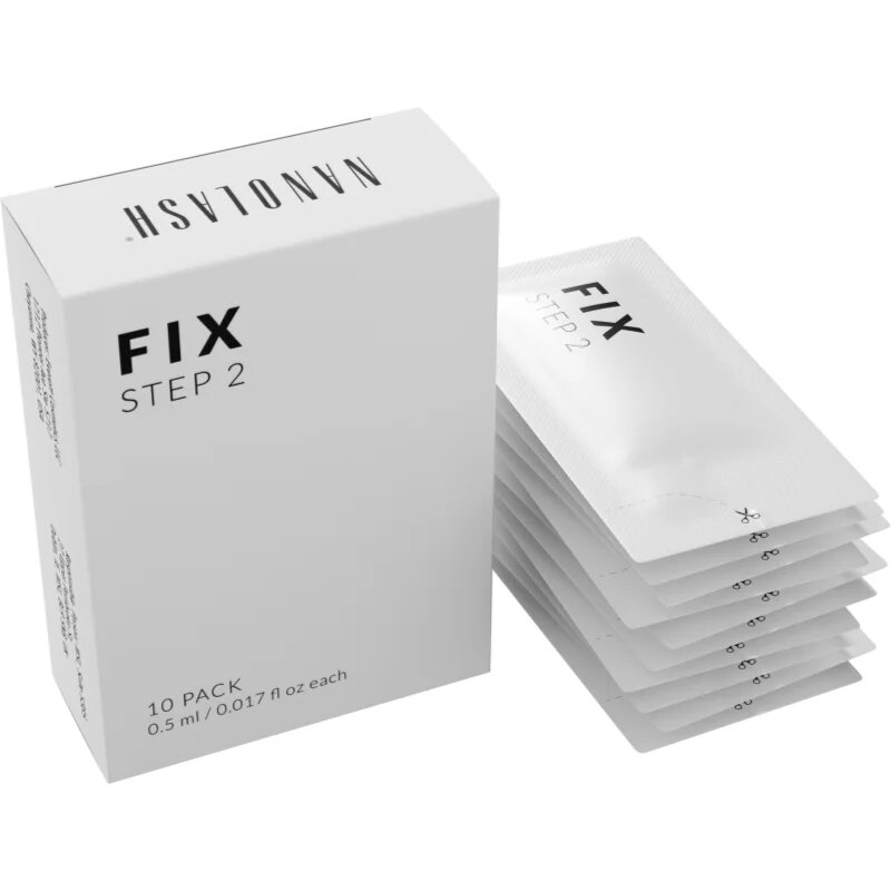 Nanolash Step 2 - Fix fiksacijski gel za dvig in laminiranje trepalnic 10x0.5 ml