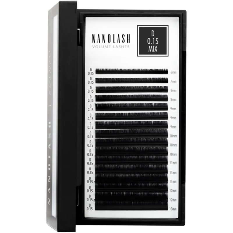 Nanolash Volume Lashes umetne trepalnice 0.15 D 6-13mm 1 kos