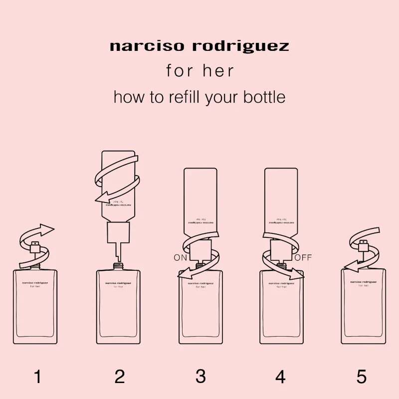 Narciso Rodriguez for her toaletna voda nadomestno polnilo za ženske 150 ml