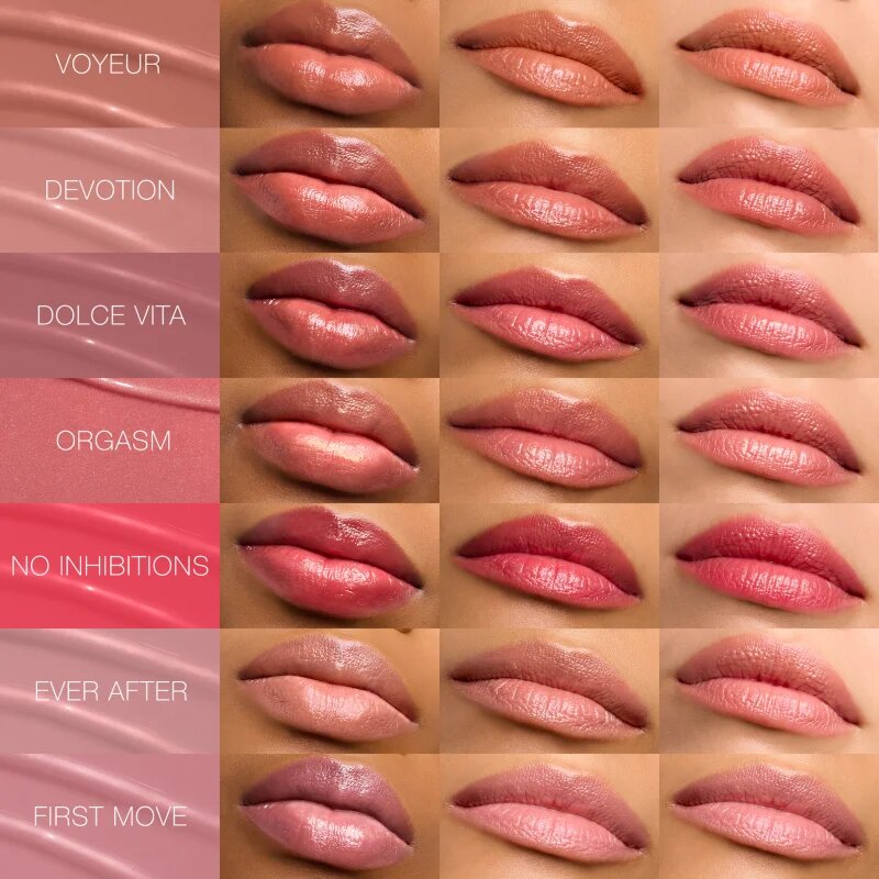 Nars Afterglow Sensual Shine Lipstick vlažilna sijoča šminka odtenek HOT RUSH 1.5 g