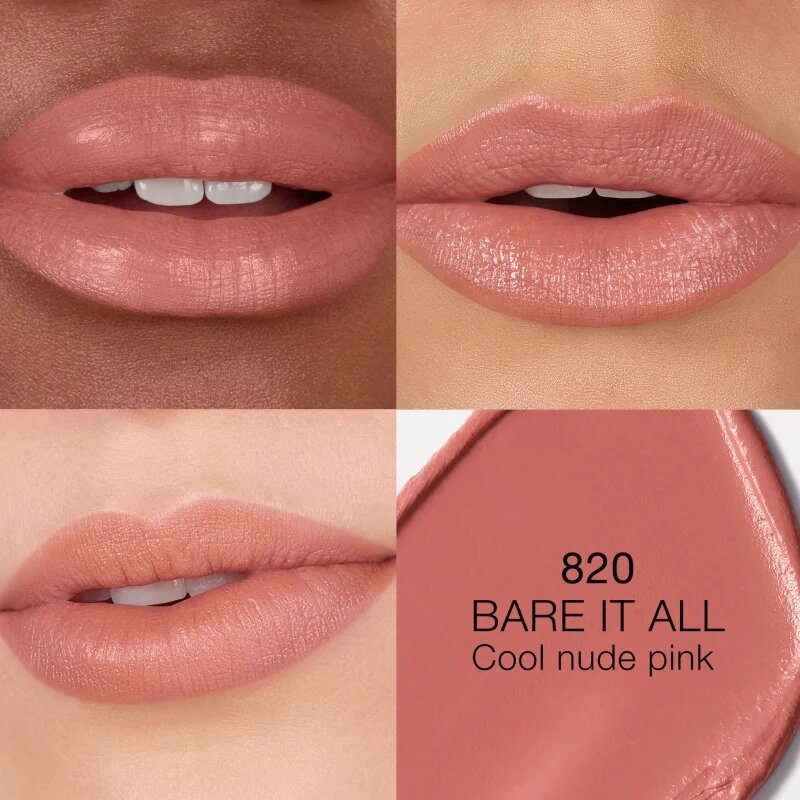 Nars Explicit Lipstick satenasta šminka odtenek BARE IT ALL 3.8 g