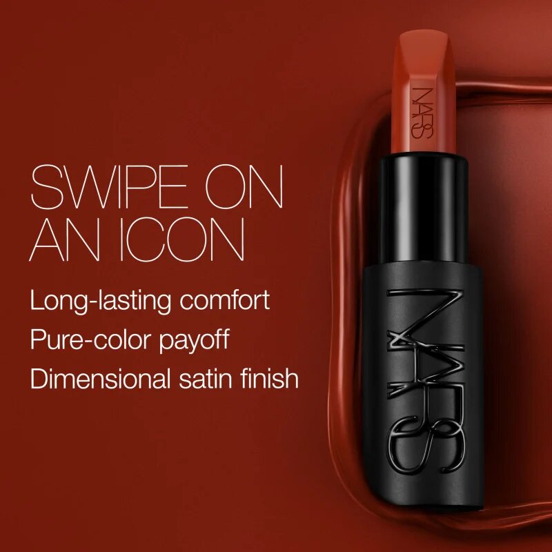 Nars Explicit Lipstick satenasta šminka odtenek RENDEZ-VOUS 3.8 g
