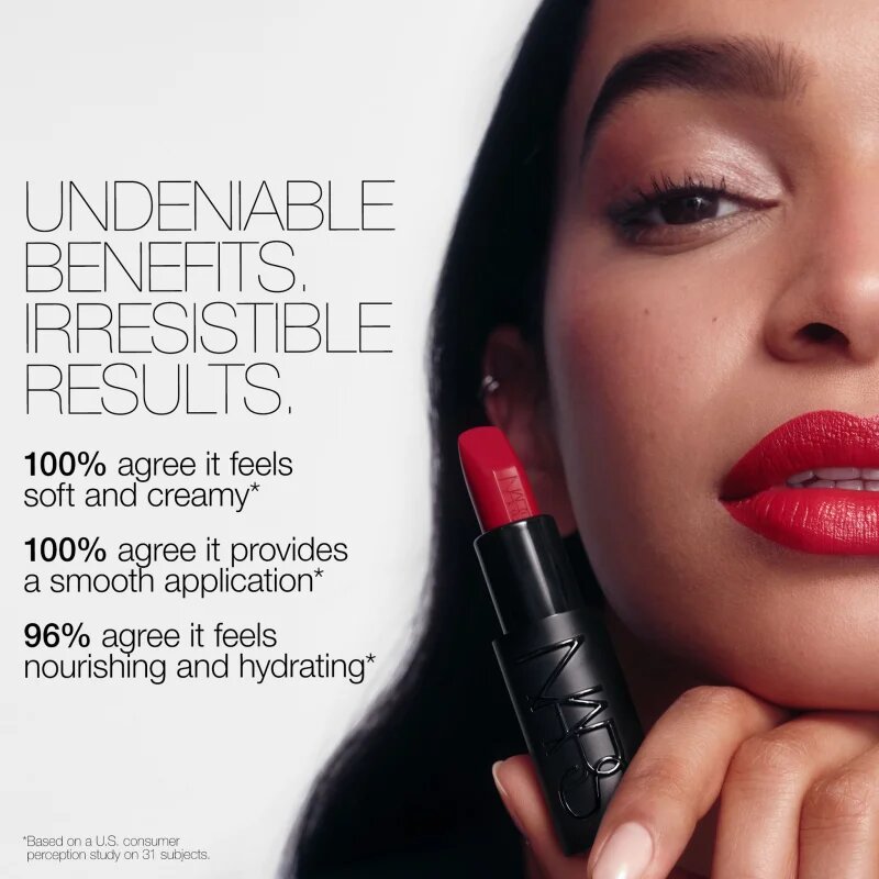 Nars Explicit Lipstick satenasta šminka odtenek RENDEZ-VOUS 3.8 g