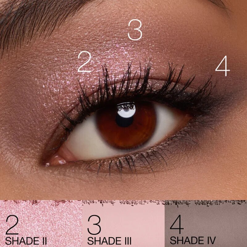 Nars Eyeshadow Quad Petal Play Collection paleta senčil za oči odtenek BLOOM 4x1.1 g
