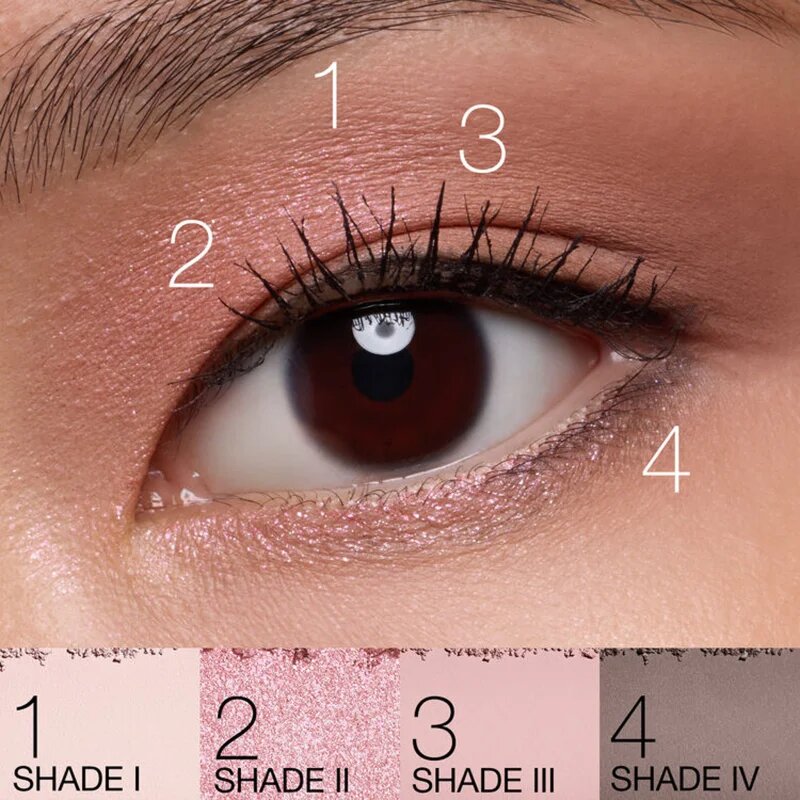 Nars Eyeshadow Quad Petal Play Collection paleta senčil za oči odtenek BLOOM 4x1.1 g