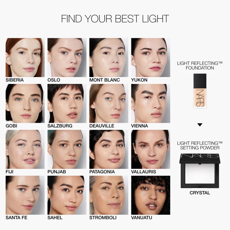 Nars Light Reflecting™ SETTING POWDER - PRESSED fiksacijski puder odtenek CRYSTAL 10 g