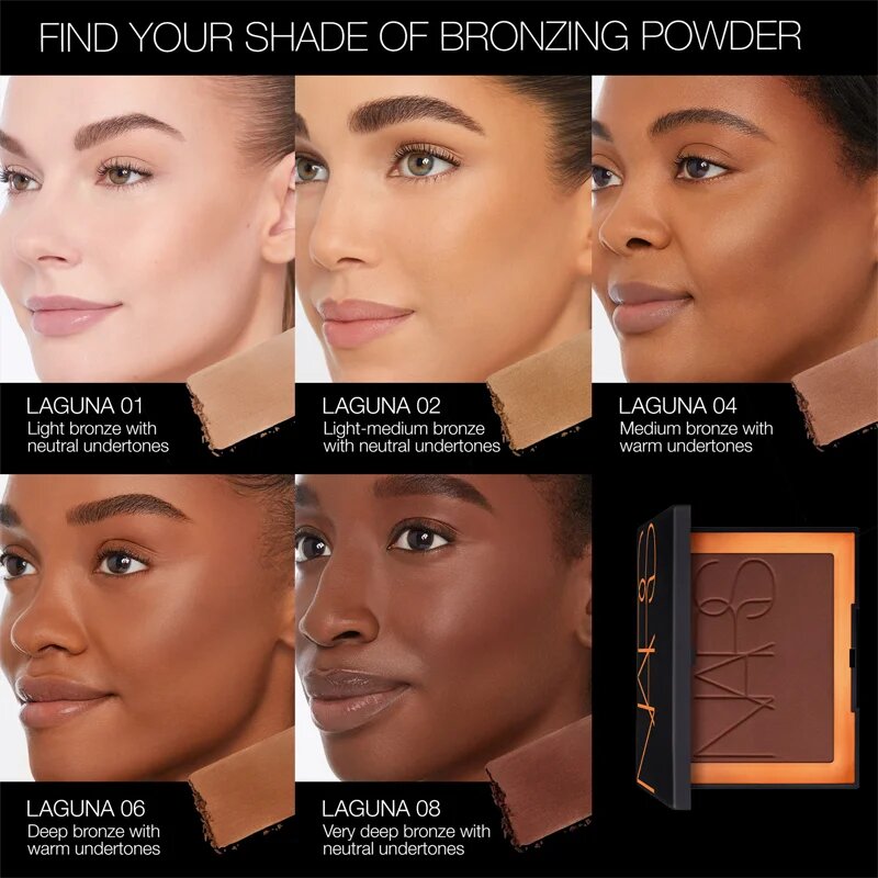 Nars Mini Laguna Bronzing Powder bronz puder za konture mini odtenek LAGUNA 01 3.5 g