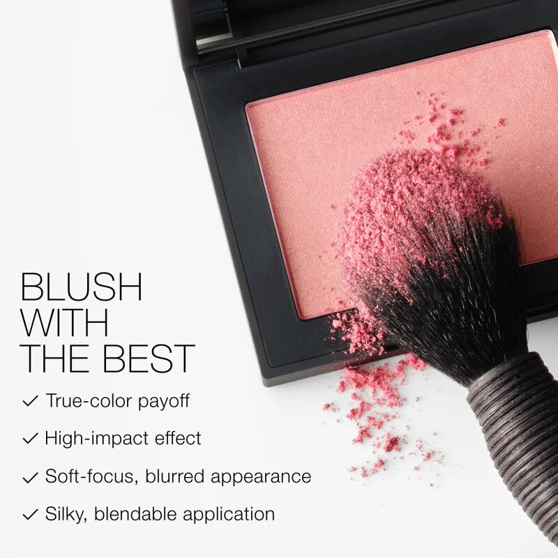 Nars Mini Powder Blush dolgoobstojno rdečilo mini odtenek ORGASM EDGE 2.5 g