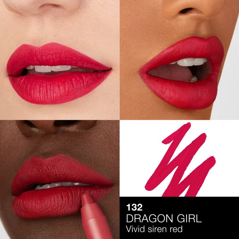 Nars POWERMATTE HIGH-INTENSITY LIP PENCIL dolgoobstojni svinčnik za ustnice z mat učinkom odtenek DRAGON GIRL 26 g