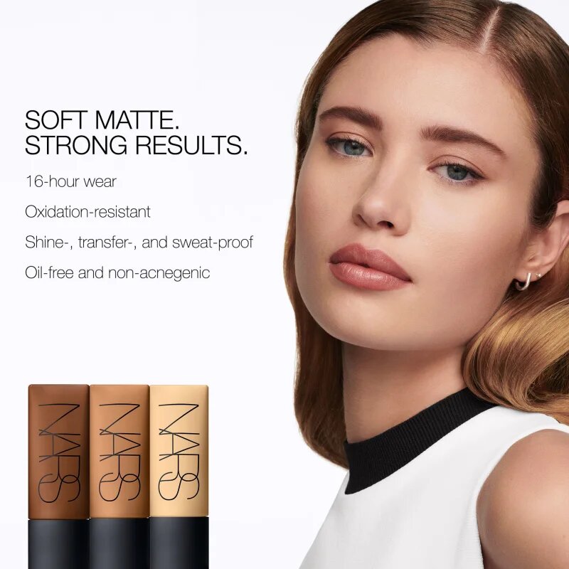 Nars SOFT MATTE Complete Foundation matirajoči tekoči puder odtenek OSLO 45 ml