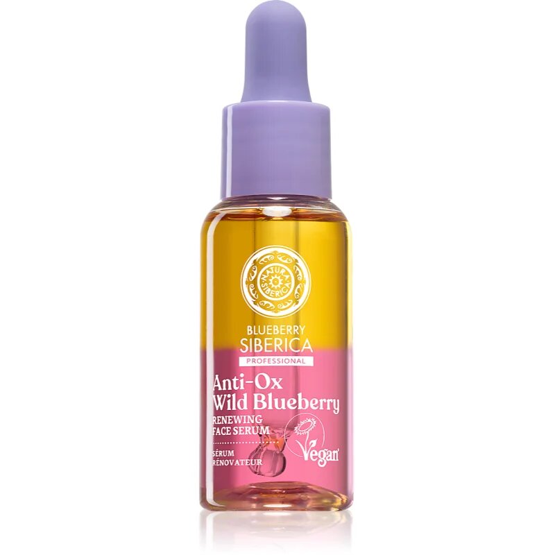 Natura Siberica Anti-Ox Wild Blueberry obnovitveni serum za obraz 30 ml