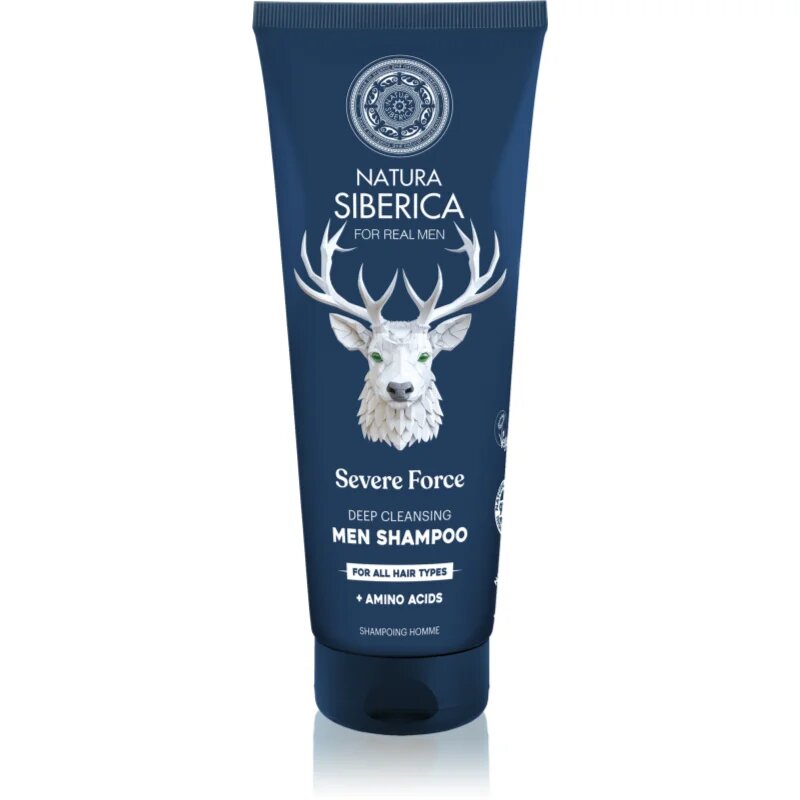Natura Siberica Arctic Wild Severe Force čistilni šampon za moške 200 ml