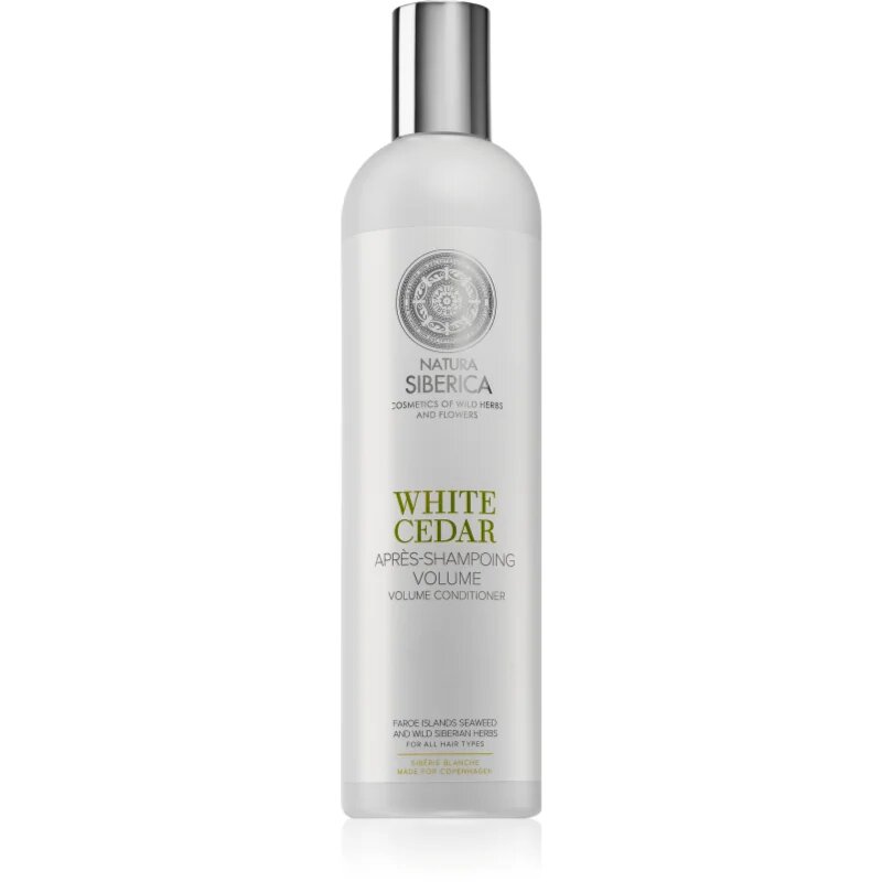 Natura Siberica Copenhagen White Cedar balzam za volumen za vse tipe las 400 ml