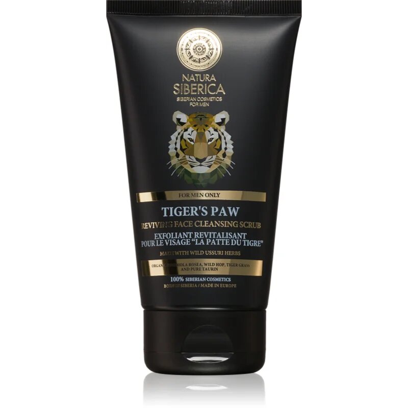 Natura Siberica For Men Only čistilni piling za obraz 150 ml