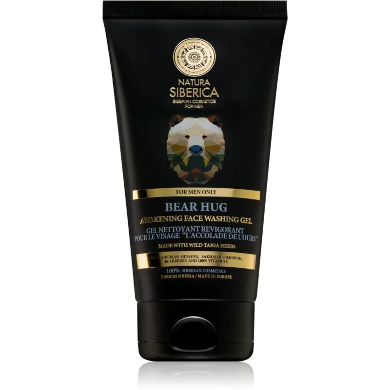 Natura Siberica For Men Only osvežilni čistilni gel za obraz 150 ml