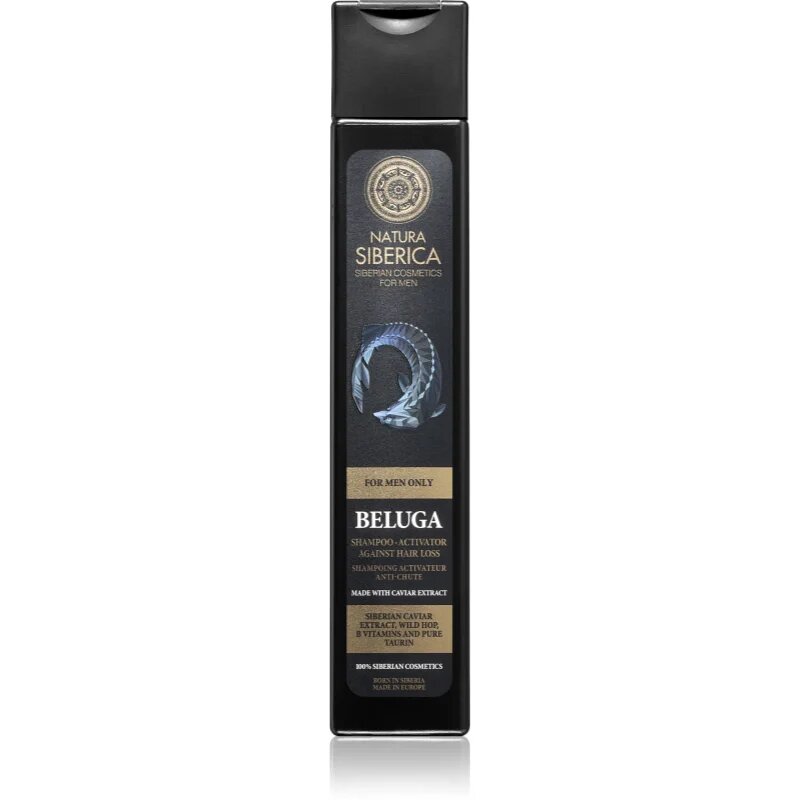 Natura Siberica For Men Only šampon proti redčenju in izpadanju las za moške 250 ml
