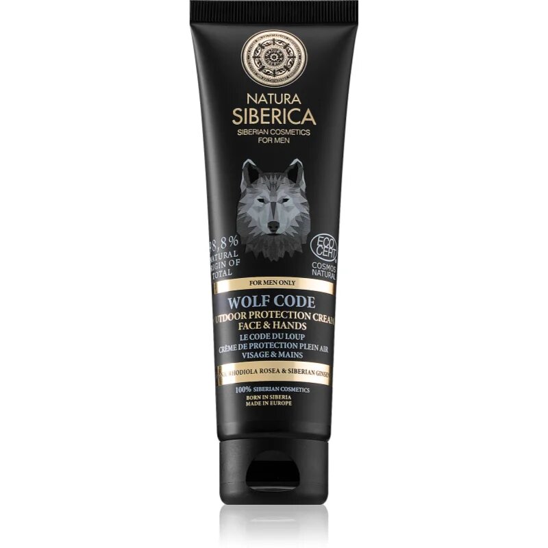 Natura Siberica For Men Only zaščitna krema za obraz in telo 80 ml