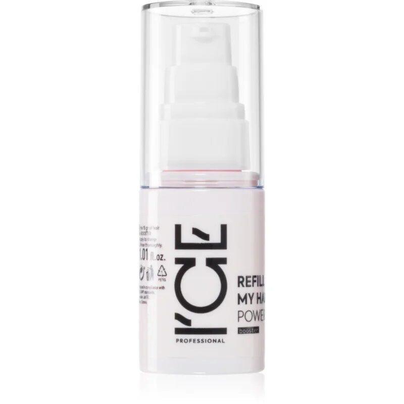 Natura Siberica ICE Professional Refill My Hair intenzivna koncentrirana nega za poškodovane lase Power Booster 30 ml