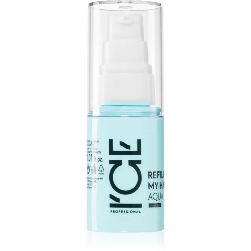 Natura Siberica ICE Professional Refill My Hair koncentrirana nega za intenzivno vlažnost Aqua Booster 30 ml