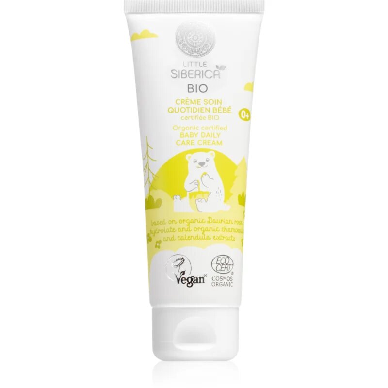 Natura Siberica Little Siberica BIO nežna krema za otroke od rojstva 75 ml