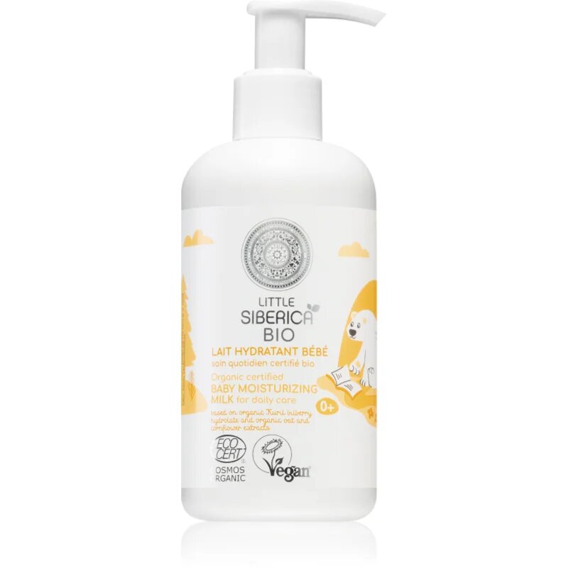 Natura Siberica Little Siberica BIO vlažilni losjon za otroke od rojstva 250 ml
