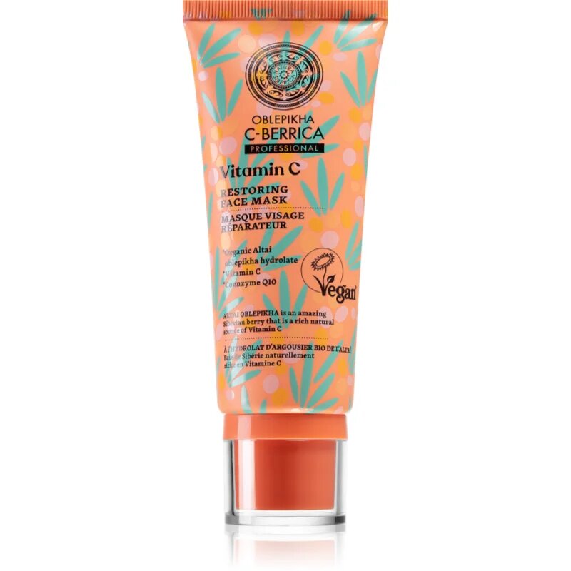 Natura Siberica Oblepikha C-Berrica krepilna in obnovitvena maska za obraz z vitaminom C 100 ml