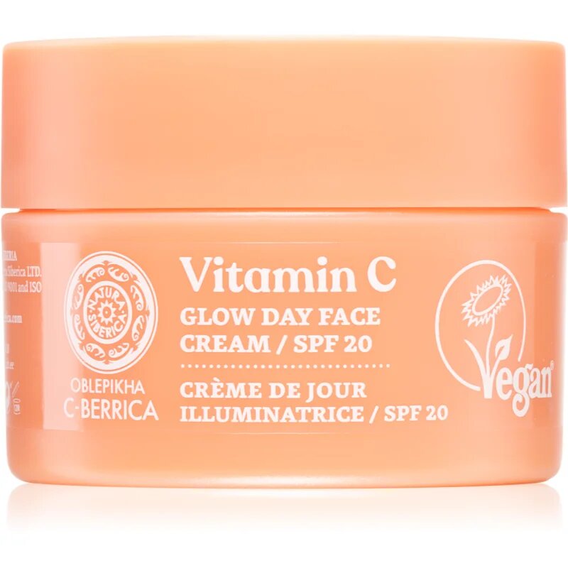 Natura Siberica Oblepikha C-Berrica posvetlitvena dnevna krema SPF 20 50 ml