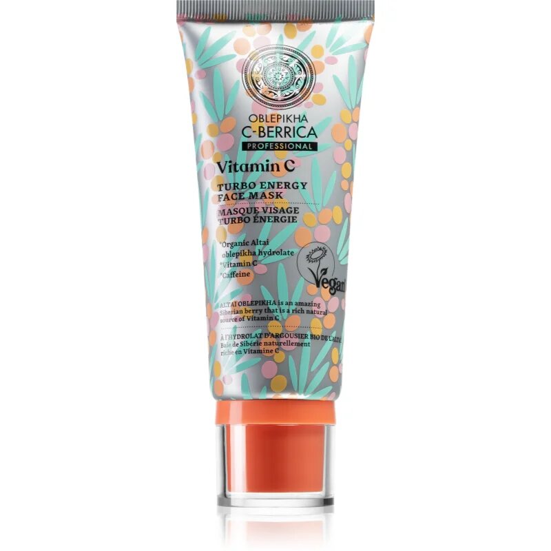 Natura Siberica Oblepikha C-Berrica poživitvena maska za obraz z vitaminom C 100 ml