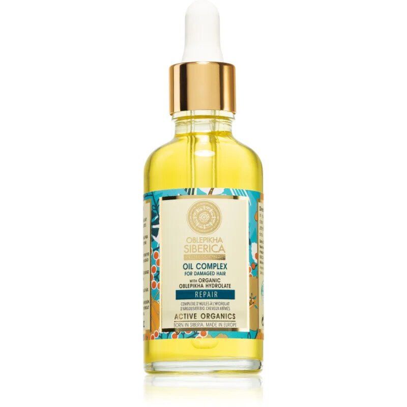 Natura Siberica Oblepikha (Sea-Buckthorn) olje za nego poškodovanih las 50 ml
