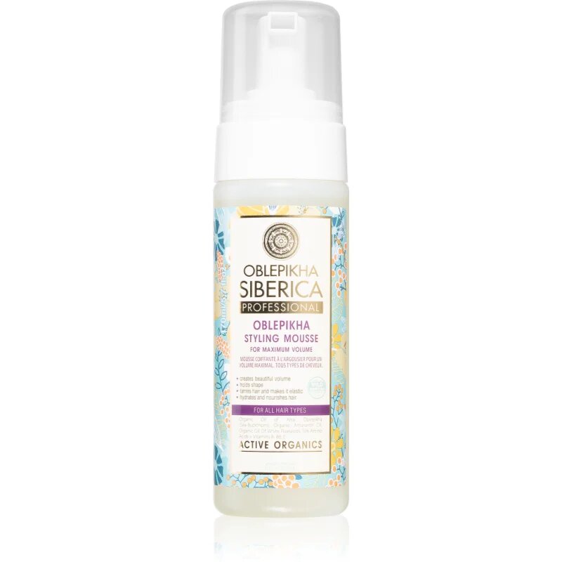 Natura Siberica Oblepikha (Sea-Buckthorn) pena iz rakitovca za maksimalen volumen las 170 ml