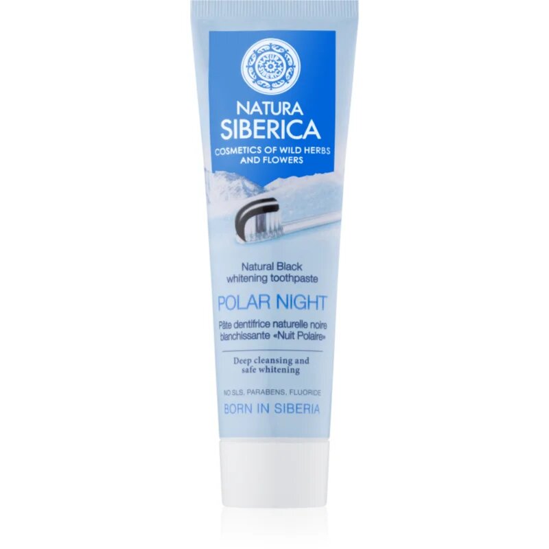 Natura Siberica Polar Night črna belilna zobna pasta 100 g