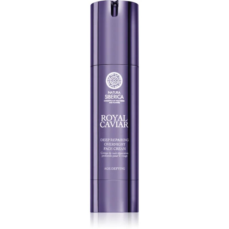 Natura Siberica Royal Caviar nočna regeneracijska krema s kaviarjem 50 ml