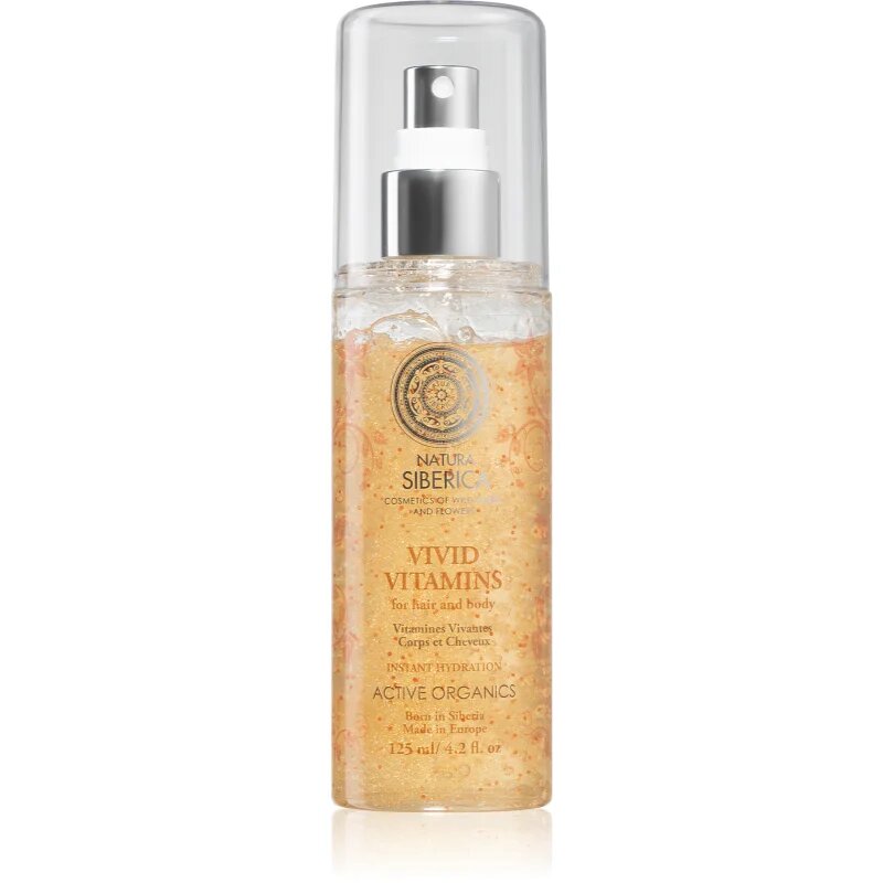 Natura Siberica Wild Herbs and Flowers živi vitamini za telo in lase 125 ml