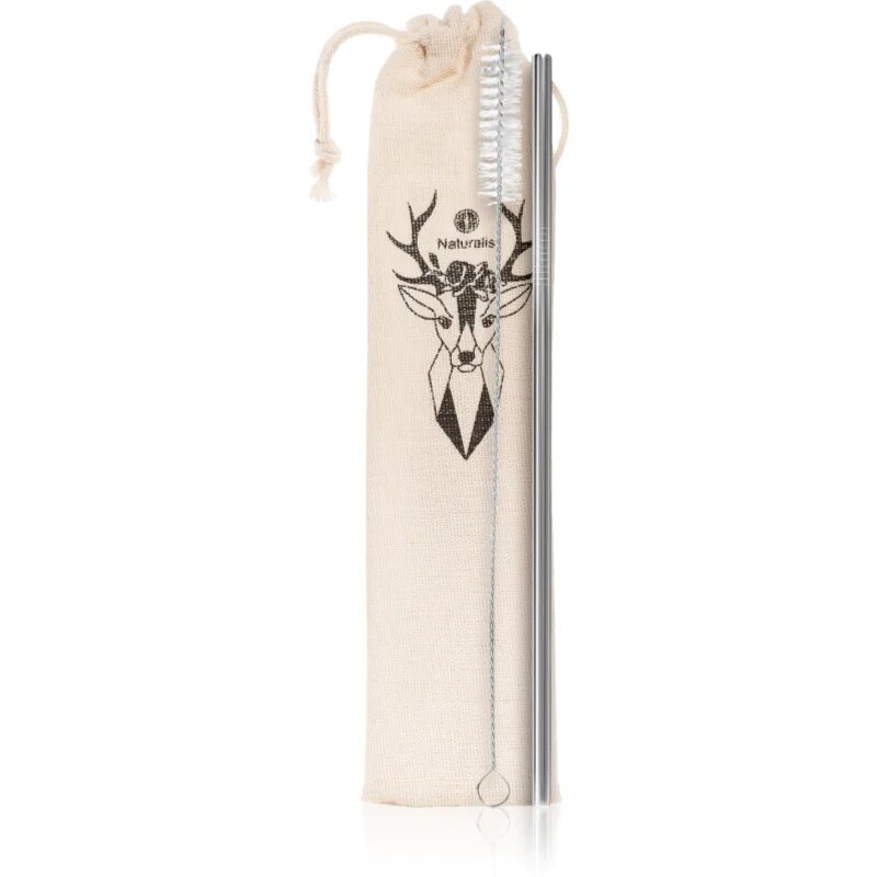 Naturalis Stainless Steel Straw set set za vsakodnevno uporabo