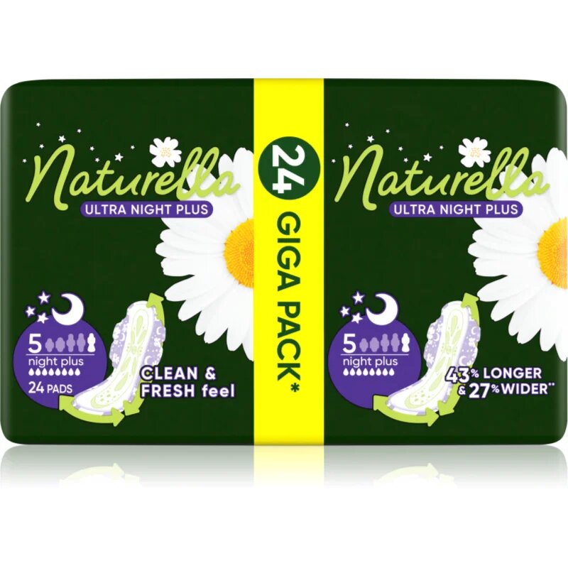 Naturella Ultra Night Plus menstrualni vložki za noč 24 kos