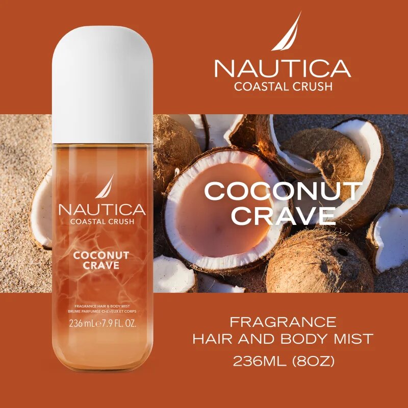 Nautica Coastal Crush Coconut Crave pršilo za telo za ženske 236 ml